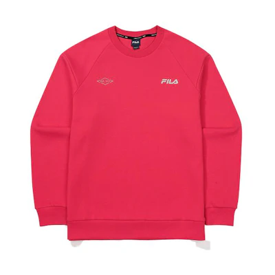 FILA Pink Solid Color Oversized Raglan Pullover Sweatshirt FS2POF3203MR-PK