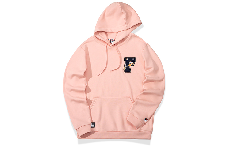 FILA Pink Sports Knitted Pullover Hoodie T11M032209F-PK