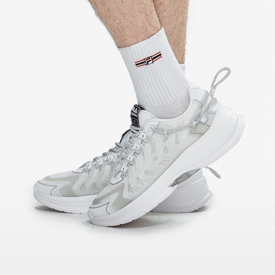 FILA Platform 'Pioneer Reflective White' F12M233121FWT1 Sizing FILA Platform 'Pioneer Reflective White' F12M233121FWT1