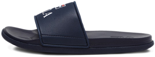 FILA Platform Slide 'Simplistic Blue - Korean Edition' 1SM00730_400 FILA Platform Slide 'Simplistic Blue - Korean Edition' 1SM00730_400