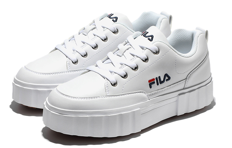 Lookbook FILA Platform Sneaker 'Korean White' 1TM01563D_100