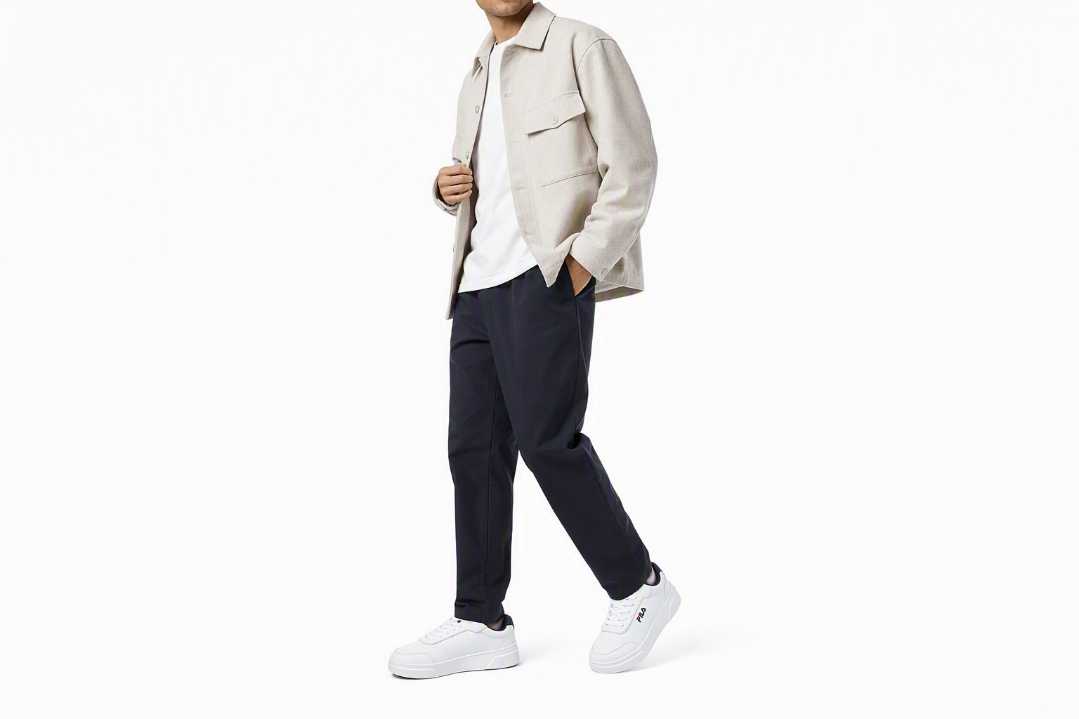 Order FILA Platform Sneakers Putih F12M031303FWT