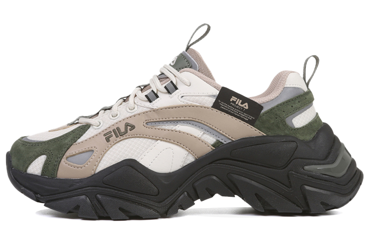 FILA Project 7 Interaction Light Low Top Running Shoes White/Black/Green 1RM01526_211