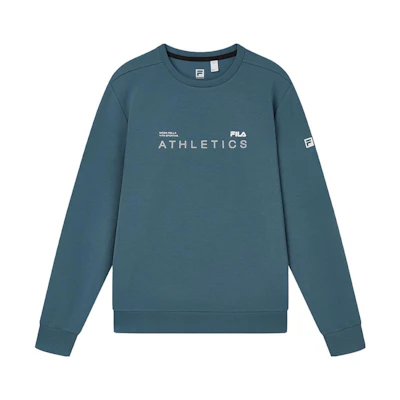 FILA Pullover Casual Sports Sweatshirt in Tea Blue A11M331204F-DB