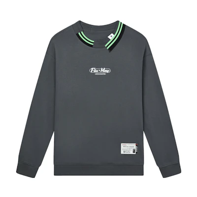 FILA Pullover Fashion Loose Fit Sweatshirt Men’s Volcano Gray F11M333201F-GY