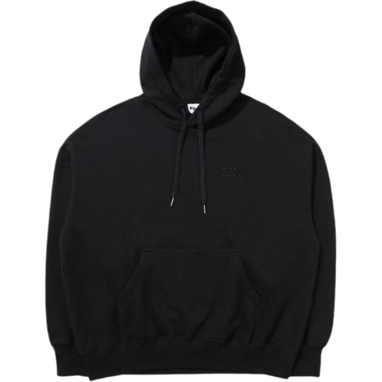 FILA Pullover Fleece Sweatshirt Unisex Black FS2POD4103X-BLK