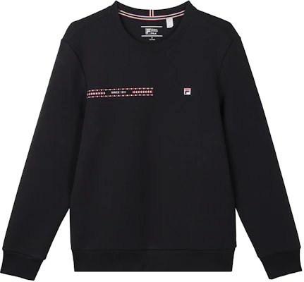 FILA 針織印花長袖衛衣 - 傳奇藍 F11M341204FNV Buy FILA 針織印花長袖衛衣 - 傳奇藍 F11M341204FNV