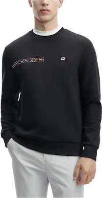 FILA 針織印花長袖衛衣 - 傳奇藍 F11M341204FNV Order FILA 針織印花長袖衛衣 - 傳奇藍 F11M341204FNV