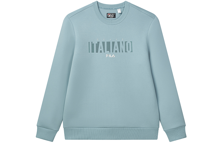 FILA Pullover Sweatshirt Casual Teal Blue F11M147209F-DB