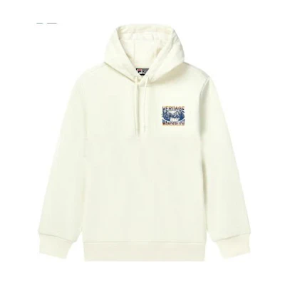 FILA Pullover Sweatshirt Embroidered Logo White F11M248204F-IV