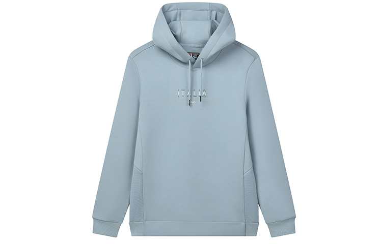 FILA Pullover Sweatshirt Gray Blue with Logo Print F11M217201FLB