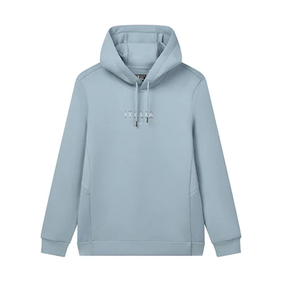 FILA Pullover Sweatshirt Gray Blue with Logo Print F11M217201FLB