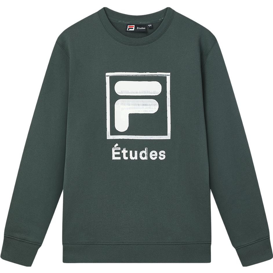 FILA Pullover Winter Fashion Casual Sweatshirt - Teal Green F11M346201F-DY