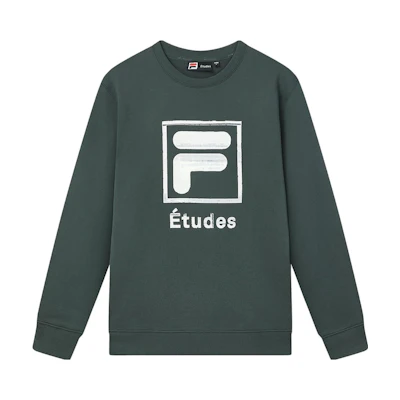 FILA Pullover Winter Fashion Casual Sweatshirt - Teal Green F11M346201F-DY