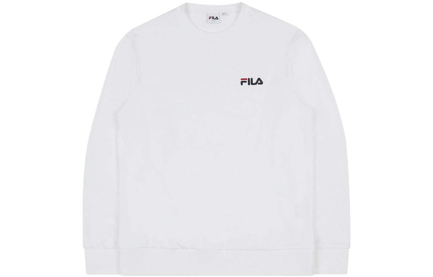 FILA Pure Color White Sweatshirt FS2POB3103X-OWH