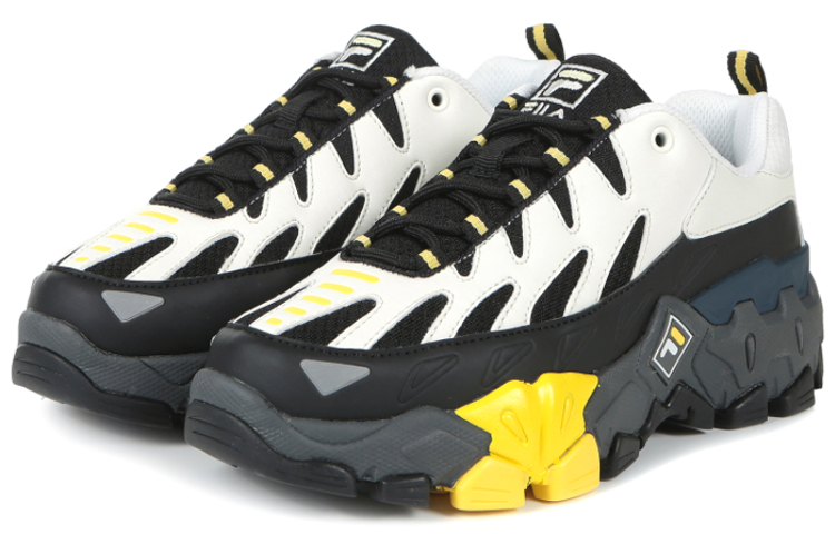 FILA Raid Row Running Shoes White/Black/Yellow 圖 3