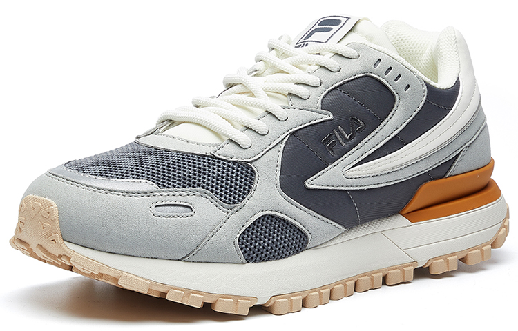 Order FILA Rambler Kasut Lari Retro Kelabu/Coklat F12M031123FQL