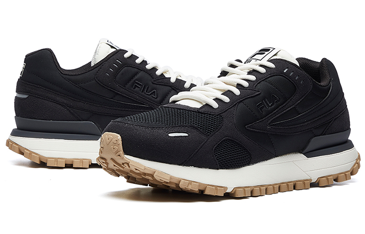 Shop FILA Rambler Retro Kasut Lelaki Hitam/Kelabu F12M031123FBG