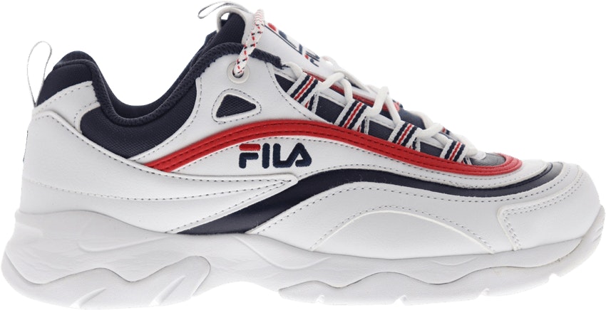 Fila ray white outlet navy
