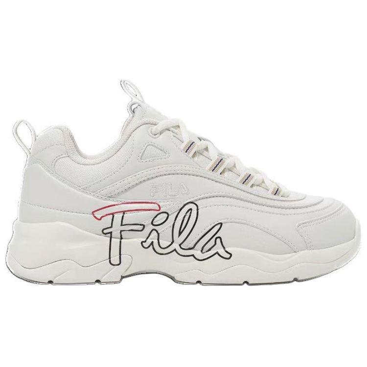 Order Fila 斐樂 Ray 潮流全配 低筒運動休閒鞋 米白 韓版