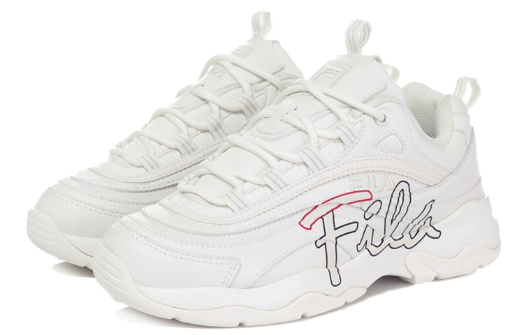 Lookbook Fila 斐樂 Ray 潮流全配 低筒運動休閒鞋 米白 韓版