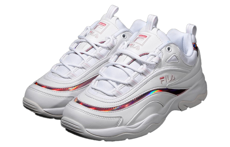Order FILA Ray Low Running Shoes White/Pink 1RM01142_154