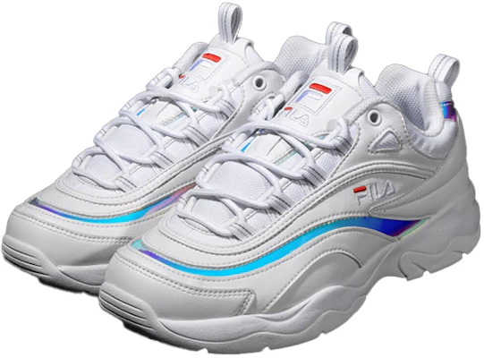 FILA Ray Prism 低帮跑鞋 白色 1RM01148_956 Lookbook FILA Ray Prism 低帮跑鞋 白色 1RM01148_956