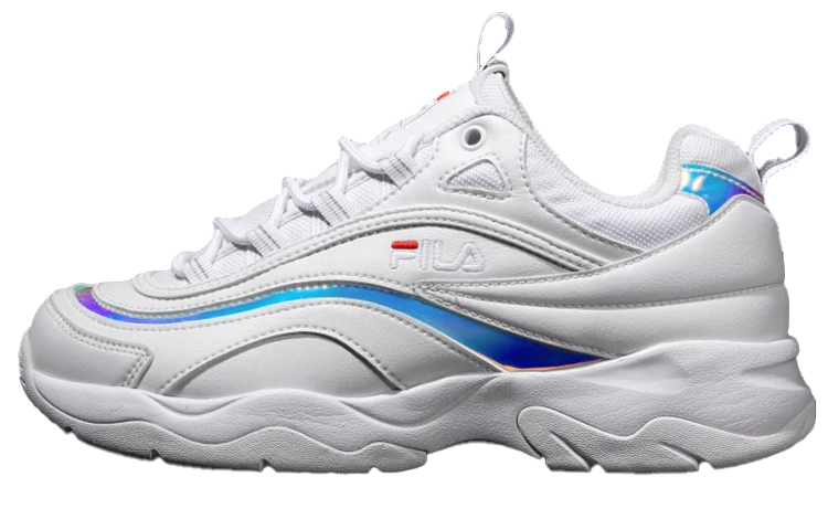 FILA Ray Prism Retro Running Shoes White/Blue FS1SIB1162X_STL