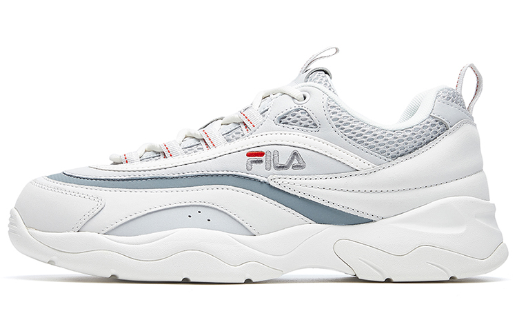 FILA Ray Retro Running Shoes White/Grey F12M011104FWG