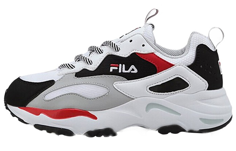 FILA Ray Tracer Low Chunky Shoes Black/White/Red FS1SIB1180X_WBK