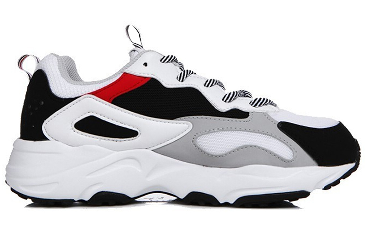 Order 휠라 레이 트레이서 로우 (검/흰/빨) FS1SIB1180X_WBK