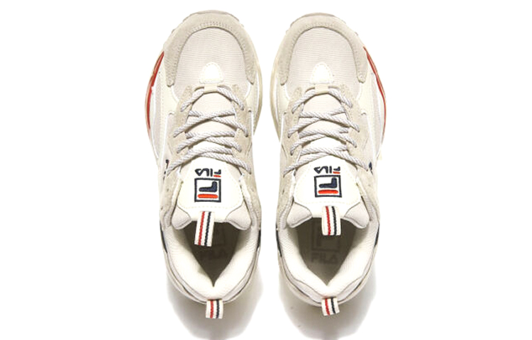 Lookbook FILA斐樂 Ray Tracer 耐磨 低幫 老爹鞋 男女同款 米色 韓版