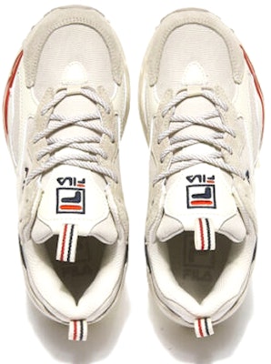 FILA斐樂 Ray Tracer 耐磨 低幫 老爹鞋 男女同款 米色 韓版 Lookbook FILA斐樂 Ray Tracer 耐磨 低幫 老爹鞋 男女同款 米色 韓版