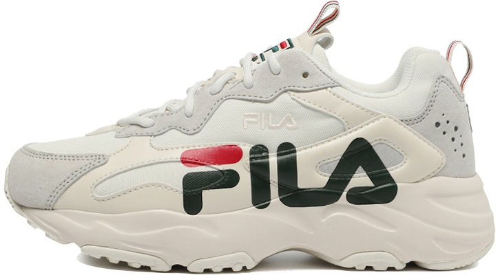 Buy FILA Ray Tracer Linear Low Top Running Shoes Grey Black Red 1RM01346 142 Novelship