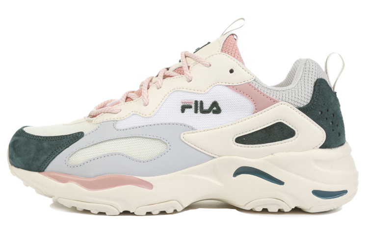 FILA Ray Tracer Low Top Running Shoes White/Pink/Green 1RM01153_108
