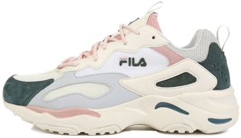 FILA Ray Tracer Low Top Running Shoes White/Pink/Green 1RM01153_108 FILA Ray Tracer Low Top Running Shoes White/Pink/Green 1RM01153_108