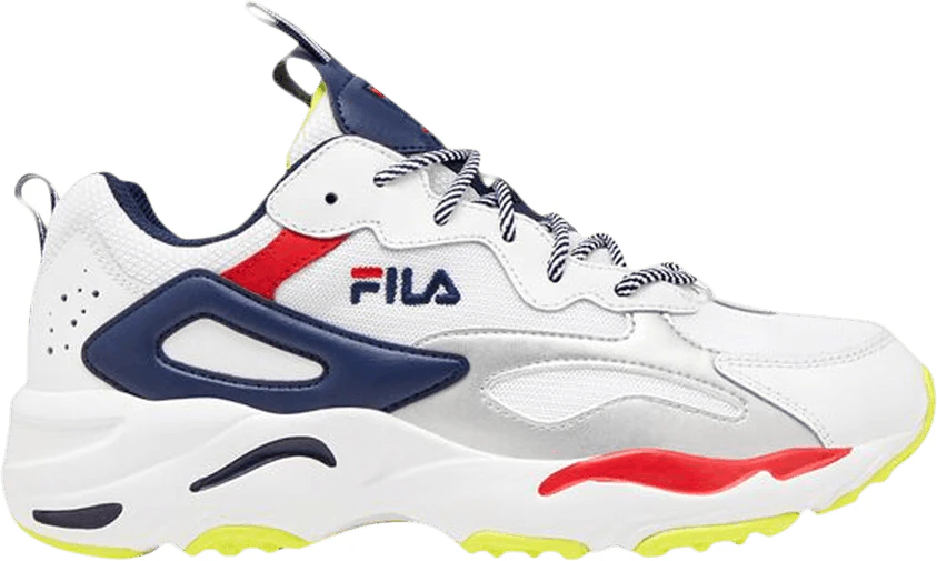 Fila ray top white navy