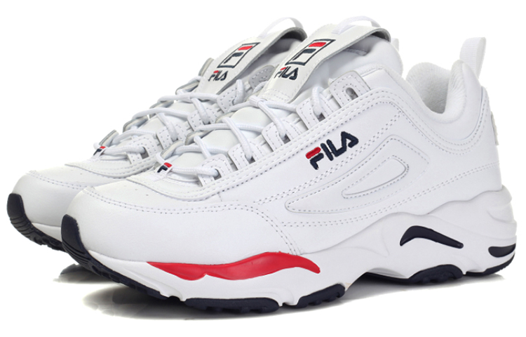 Lookbook FILA Ray Tracer Disruptor 2 Low Laufschuhe Weiß Herren/Damen FS1HTB3481X_WNR