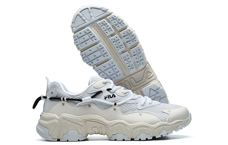 Details for Fila 斐乐 猫爪 耐磨低幫老爹鞋 噴射白
