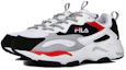 Lookbook FILA Ray Tracer Lage Chunky Sneakers Zwart/Wit/Rood FS1SIB1180X_WBK