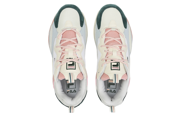 Shop FILA Ray Tracer Baskets Basses Running Blanc/Rose/Vert 1RM01153_108