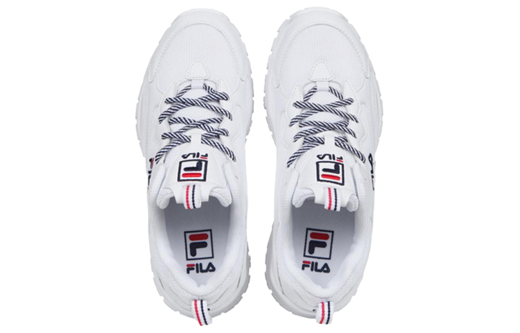 Lookbook 휠라 레이 트레이서 TR '화이트 네이비' FS1SIB1001XWWT