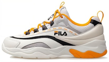 FILA Ray VNTG Running Shoes White/Yellow T12M021101FBW FILA Ray VNTG Running Shoes White/Yellow T12M021101FBW