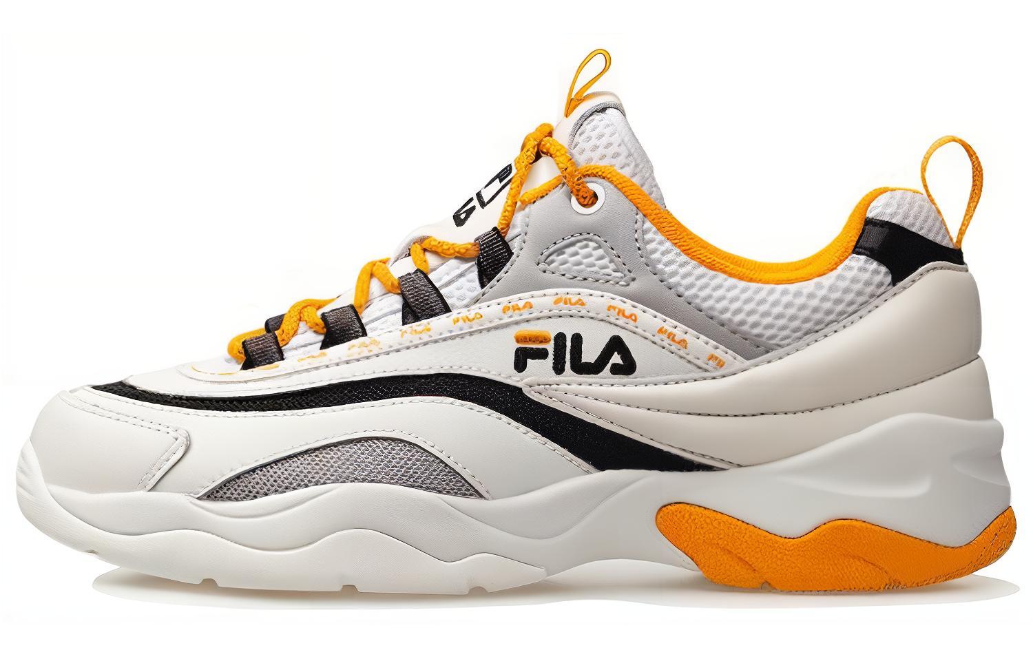 FILA Ray VNTG Running Shoes White/Yellow T12M021101FBW