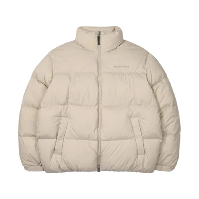 FILA Relaxed Fit Letter Print Stand Collar Jacket Unisex Off-White FE2DJF6102X-PBG