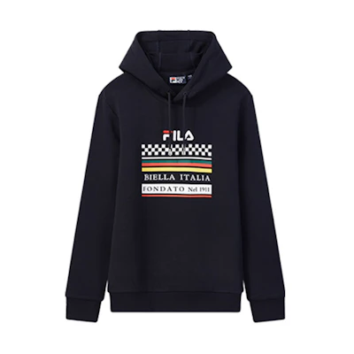 FILA Retro Checkered Hoodie Legendary Blue F11M948207F-NV