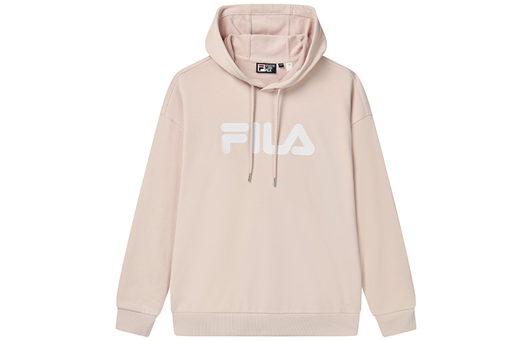 FILA Retro Classic Logo Hoodie Unisex Loose Fit - Ronglin Pink Autumn Wear F51U238298F-LP