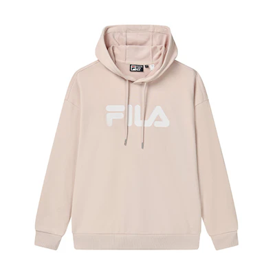 FILA Retro Classic Logo Hoodie Unisex Loose Fit - Ronglin Pink Autumn Wear F51U238298F-LP