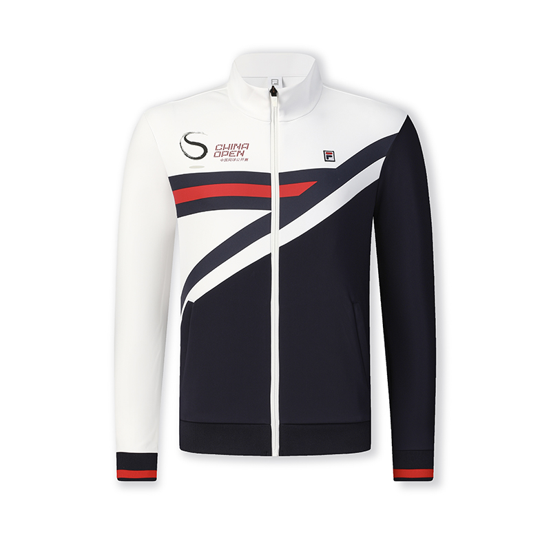 FILA Retro Colorblock Full-Zip Jacket in Blue A11M443507F-NV