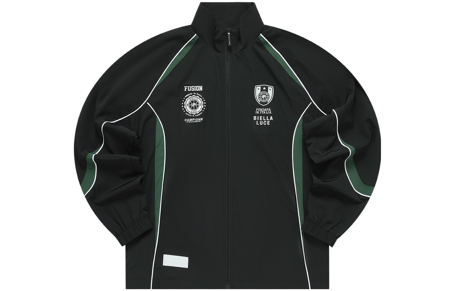 FILA Retro Colorblock Loose Fit Track Jacket Black () T11M335704F-BK